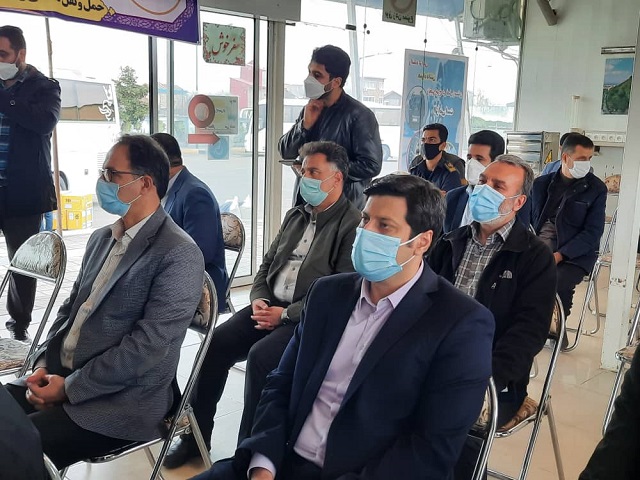 افتتاح دفتر اتوبوسرانی جوان سیر ایثار در پایانه مسافربری شهرداری لاهیجان